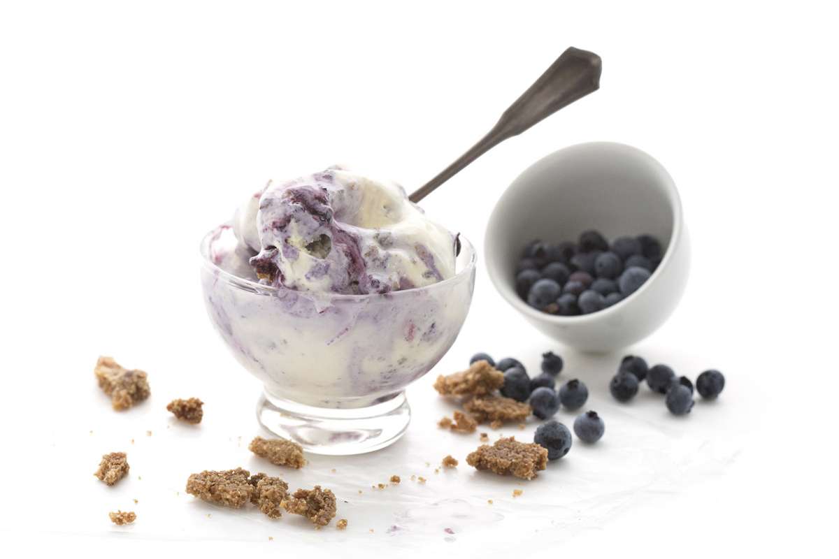 BLUEBERRY PIE ICE CREAM