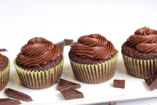 KETO CHOCOLATE CUPCAKES