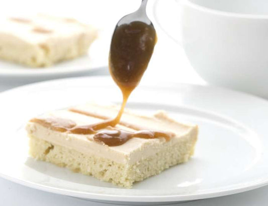SALTED CARAMEL SHEET CAKE