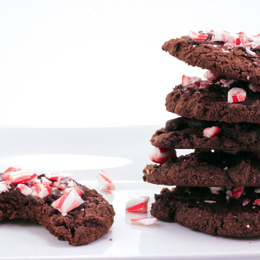 DOUBLE CHOCOLATE CHIP PEPPERMINT COOKIES