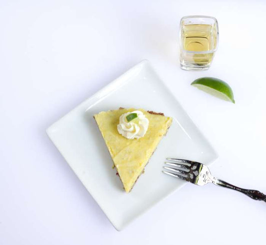 KETO LIME TART WITH TEQUILA CREAM CHEESE ICING