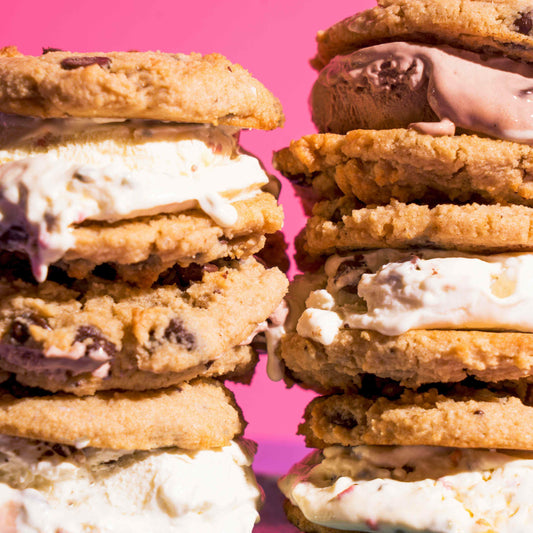 ICE CREAM COOKIE SANDWICHES FT. KETO PINT