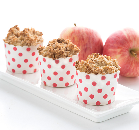 APPLE CINNAMON CRUMB MUFFINS