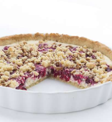 CRANBERRY CHEESECAKE PIE