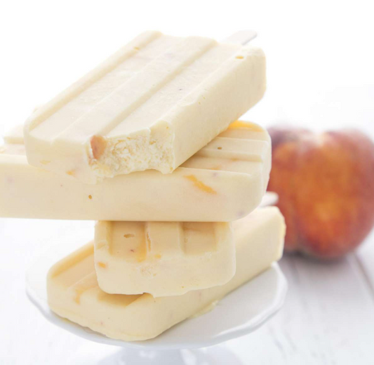 PEACHES AND CREAM POPSICLES