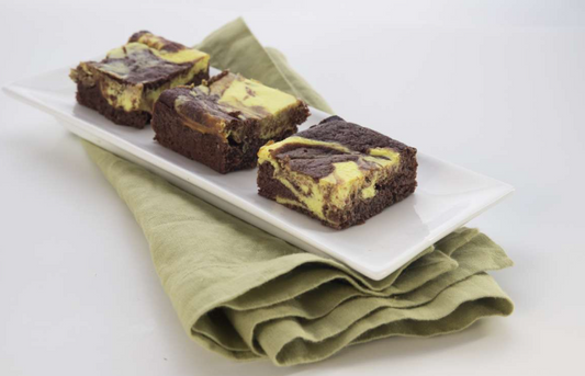PEPPERMINT SWIRL CHEESECAKE BROWNIES