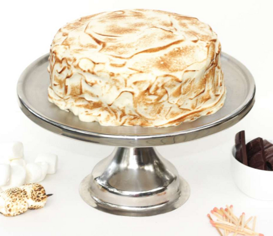 PUMPKIN S'MORES LAYER CAKE