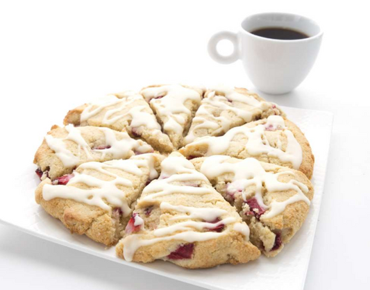 STRAWBERRIES AND CREAM SCONES