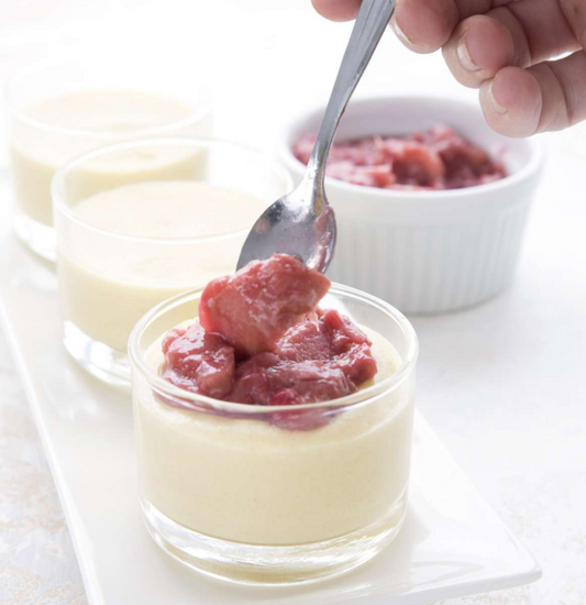 VANILLA RHUBARB CUSTARD