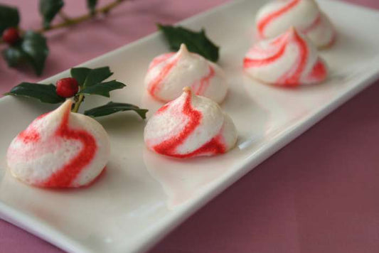 PEPPERMINT MERINGUES