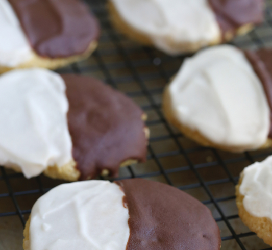 BLACK AND WHITE COOKIES