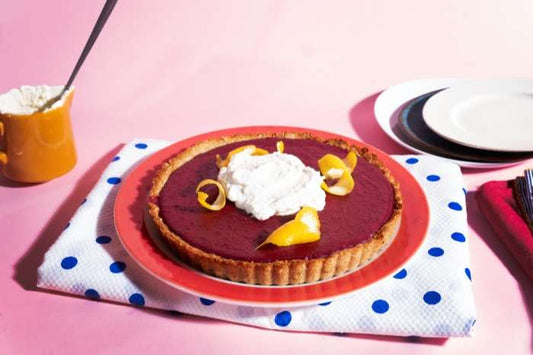 CRANBERRY CURD TART