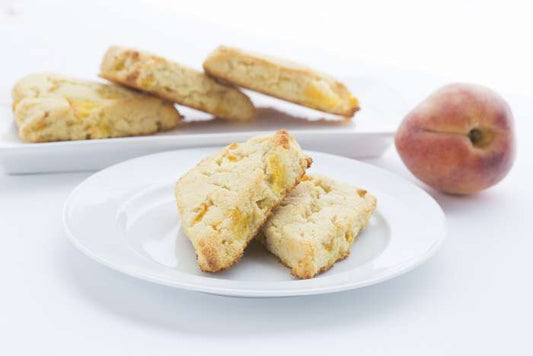 PEACHES AND CREAM SCONES