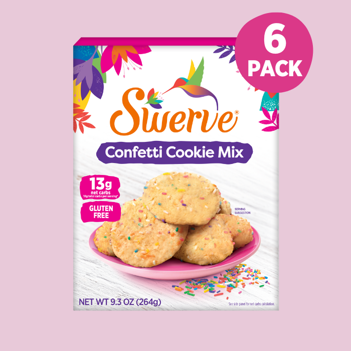 Swerve Confetti Cookie 6 Pack front view;Size_6 Pack
