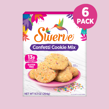 Swerve Confetti Cookie 6 Pack front view