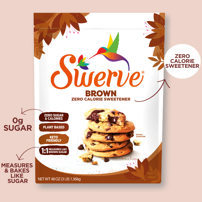 Swerve Brown 1 Pack facts view;Size_48oz